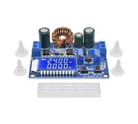 Obotsnoi Convertisseur de tension - Panneau de module d'alimentation LCD - Affichage numérique - Tension de courant - Puissance réglable - Sortie 0,5 - 30 V - LCD - Voltmètre ampèremètre