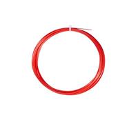 Obotsnoi Corde douce au toucher pour raquettes de tennis en nylon synthétique avec arcs-en-ciel pour raquettes de tennis facile à utiliser pour badminton