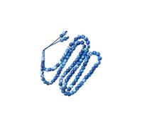 Obotsnoi Durablity Collier chapelet portable Tasbih en acrylique 99 perles pour méditations, pratique spirituelle, voyage, One Size, Comme décrit