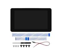 Obotsnoi Écran tactile LCD interactif 7" 1024 x 600 - Installation facile - Remplacement pour 5 4B 3B+ - Écran tactile