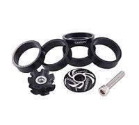 Obotsnoi Espaceur de direction de vélo de route de 3,8 cm, rondelles de fourche de vélo avec capuchon supérieur de potence, boulon à écrou en étoile