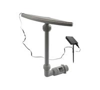 Obotsnoi Fontaine à cascade résistante aux intempéries Fontaine solaire pour jardin, piscine, fontaine solaire LED