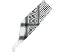 Obotsnoi Grande écharpe tactique Shemagh Désert Tête Cou Arabe Foulard Facile à utiliser Foulard Multifonctionnel pour Homme Mode Shemagh Écharpe Arabe Foulard Respirant, Arafat Big Ball, Taille