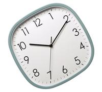 Obotsnoi Horloge analogique carrée de 30,5 cm - Installation facile - Grand nombre