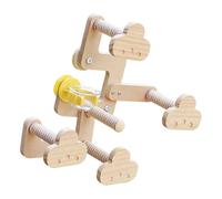 Obotsnoi Jouet de divertissement pour perroquets avec plusieurs perchoirs en coton pour encourager les activités de vol et d'escalade sur bois encourageant le vol et l'escalade sur bois