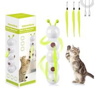 Obotsnoi Jouet Rechargeable : Jeu Activé par Le Mouvement Remplaçable Et Base À Ventouse pour Chats Paresseux Propriétaire De Chat Jouet De Jeu Automatique.