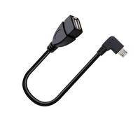 Obotsnoi L'adaptateur USB A vers USB coudé économe en espace prend en charge la fiabilité du transfert de données de 480 Mbps et le stockage compact convertisseur OTG coudé