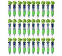 Obotsnoi Lot de 10/20/30 stylos à bille 4 couleurs avec motif balle de sport pour étudiants - Marqueur multicolore