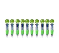 Obotsnoi Lot de 10/20/30 stylos à bille 4 couleurs avec motif balle de sport pour étudiants - Marqueur multicolore