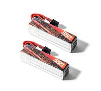 Obotsnoi Lot de 2 connecteurs XT30 pour batteries 4S 3S 2S 550 mAh 75C 16 AWG Fil en silicone pour course UAV Avions Stable Vol Léger Racing UAV