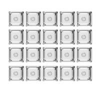 Obotsnoi Lot de 20 touches de clavier mécanique rétroéclairées en cristal transparent pour commutateurs