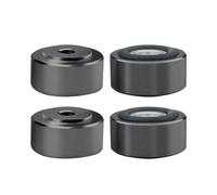 Obotsnoi Lot de 4 pieds universels en aluminium pour haut-parleurs anti-vibrations et protection contre les rayures