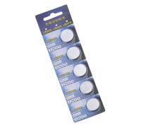 Obotsnoi Lot de 5 piles bouton rechargeables LIR2032 3,6 V compatibles avec télécommandes sans clé