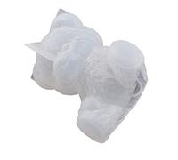 Obotsnoi Moule en silicone anti-adhésif facile à démouler en forme d'ours mignon pour mariage, Saint-Valentin, décoration d'artisanat, moules en silicone pour la fabrication