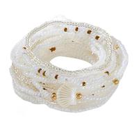 Obotsnoi Multicouche Vocation Plage Perles Styles Imperméable Accessoire Bijoux pour Femmes Tenues Bijoux Imperméables, One Size, Comme décrit