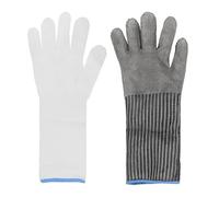 Obotsnoi Niveaux 5 Glants Résistants À La Coupe Glants En Maille En Acier Inoxydable Améliorés Pour Les Chefs De Cuisine Cuisine Huîtres Coupants Bouchers Bouchers Gants Sécurité