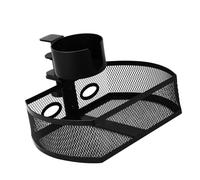 Obotsnoi Organiseur de tiroir rotatif à 360 degrés sous le bureau - Panier de rangement en maille pour fournitures de bureau