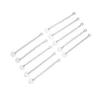 Obotsnoi Paquet De 10 Rallonges Bijoux en Acier Inoxydable Ton Or Fermoirs À Connexion Rapide pour Collier Connecteurs Bijoux Réglables en Ton Or