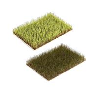 Obotsnoi Paquet De 2 Touffes en Nylon Feuille D Miniature Réaliste Parfaites pour Les Dioramas D'architecture Chemins Fer Miniatures Et L'artisanat Créatif Touffes Artisanales Non Toxiques
