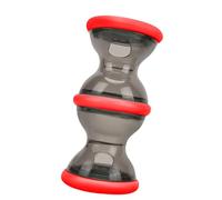 Obotsnoi Pet Intelligence Jouet d'entraînement pour chien Design haltère Fuite de nourriture à mâcher Slow Feeder pour chien avec design à rouleau