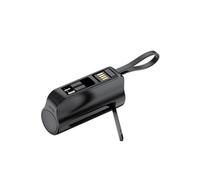Obotsnoi Petite charge portable 5000 mAh avec câble intégré et support caché pour un voyage facile