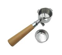 Obotsnoi Porte-filtre à expresso 51 mm pour une distribution uniforme de la pression - Panier filtrant à trois oreilles avec partie inférieure pour machine à café - Accessoires pour machine à expresso