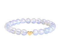 Obotsnoi Romance extensible en cristal en forme de cœur - Bijou confortable pour anniversaire de mariage - Cadeau d'anniversaire tendance et élastique, One Size, Comme décrit