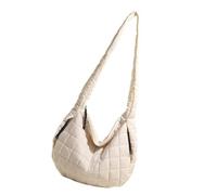 Obotsnoi Sac à bandoulière polyvalent froissé léger et résistant à l'eau en nylon spacieux pour le travail, les voyages, les essentiels en plein air, sac froncé inspiré du nuage, Ow, One Size