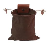 Obotsnoi Sac de cueillette de fruits avec cordon de serrage - Ceinture en cuir synthétique pour le camping, la randonnée, la cueillette de fruits, les champignons - Pour le camping et la randonnée