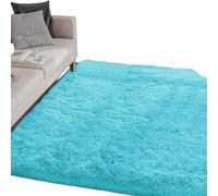 Obotsnoi Soft Fluffys Fuzzys Tapis antidérapant en forme de cœur en peluche synthétique pour enfants, salle de jeux, salon