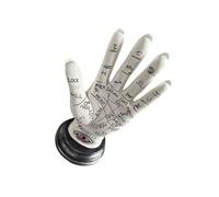 Obotsnoi Statue Complexe De Chiromancie La Main Dieu Palmiers Mystiques avec Lignes Et Symboles Décorations Sculpture pour Méditation Spatial en Résine Affichage Bureau d'art