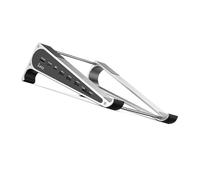 Obotsnoi Support pour ordinateur portable en aluminium avec stations d'accueil intégrées, hauteurs réglables pour une meilleure ergonomie et dissipation de la chaleur, plusieurs ports inclus Support