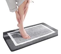 Obotsnoi Tapis de bain épais antidérapant super absorbant pour toilettes et entrée Tapis antidérapant Tapis de salle de bain