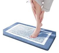 Obotsnoi Tapis de bain épais antidérapant super absorbant pour toilettes et entrée Tapis antidérapant Tapis de salle de bain