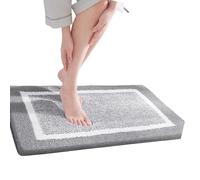 Obotsnoi Tapis de bain épais antidérapant super absorbant pour toilettes et entrée Tapis antidérapant Tapis de salle de bain