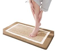 Obotsnoi Tapis de bain épais antidérapant super absorbant pour toilettes et entrée Tapis antidérapant Tapis de salle de bain