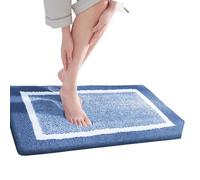 Obotsnoi Tapis de bain épais antidérapant super absorbant pour toilettes et entrée Tapis antidérapant Tapis de salle de bain