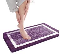 Obotsnoi Tapis de bain épais antidérapant super absorbant pour toilettes et entrée Tapis antidérapant Tapis de salle de bain