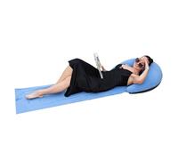Obotsnoi Tapis de plage gonflable doux - Couverture de voyage - Chaise longue gonflable avec appui-tête - Chaise de plage portable - Accessoire d'extérieur - Coussin de dos portable