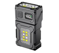 Obotsnoi USB C Lampe De Poche À LED Rechargeable avec Base Magnétique Et Fonction d'alimentation Électrique Éclairage Extérieur pour Les Activités Plein Air Outil Pêche