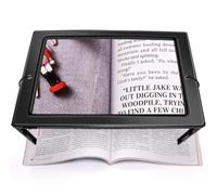 OBOVO 5X Loupe de Lecture avec 50 Lumineuse LED,Support Pliant Mains Libres