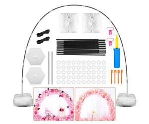 OBOVO Kit d'arche de ballons réutilisable, 3 m de support réglable