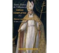 Obras Completas De Santo Tomás De Villanueva.X: Tratados Y Otros Escritos Santo Tomás De Villanueva 1486 - 1555 (Auteur)