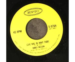 OBREY WILSON - love will be right there 45 rpm single