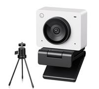 OBSBOT Meet SE Webcam 1080P 100FPS pour PC, Webcam USB avec Suivi AI, Microphone, trépied, HDR décalé, Mode beauté, caméra de Streaming Plug&Play pour Ordinateur Portable/Bureau, conférence Blanc