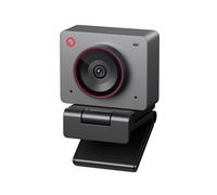 OBSBOT Meet Webcam 2-4K pour PC avec capteur 1/2", cadre AI et mise au point automatique, mode beauté, légère, HDR, webcam avec microphone, Grey