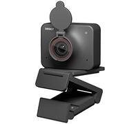 OBSBOT Meet Webcam Alimentée par l’IA, Webcam de Vidéoconférence avec Cadrage Automatique, Appels et Diffusion Vidéo 4K Ultra HD, Webcam avec Microphone pour PC/Mac/Laptop/Macbook- Noir