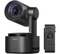 OBSBOT Tail 2 NDI Activé avec Télécommande, Caméra PTZR 4K 60FPS, 1/1,5" | 50 MP, Zoom Optique 5X, Zoom Hybride 12x, Suivi Automatique AI, Sortie Multi-HDMI/SDI/USB/IP,Pour Événements En Direct