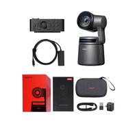 OBSBOT Tail Air Combo avec Adaptateur USB-C vers Ethernet et Télécommande, Caméra PTZ de Suivi AI, App Intelligente, HDMI/USB-C/WiFi, Caméra Vidéo pour Le Streaming, l'église, etc.