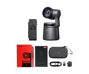 OBSBOT Tail Air & Smart Remote Combo, Caméra Streaming avec Suivi IA PTZ | APP Intelligente, Commande Gestuelle, Webcam HDMI/USB-C/Sans Fil, Caméras Vidéo Pour Filmer, Culte, Content Creator, Etc.